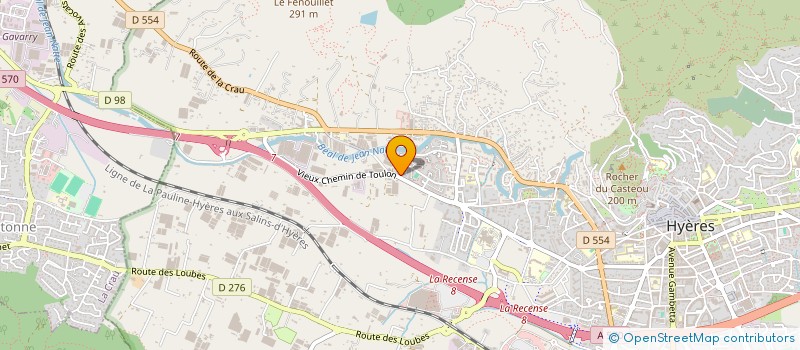 localisation de l'entreprise MADAME CATHERINE BARGES à HYERES