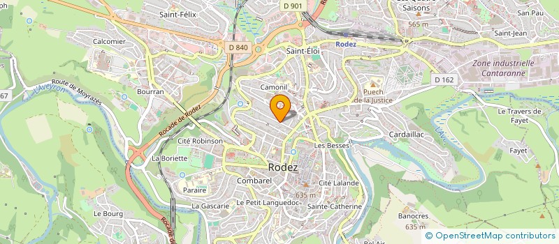 localisation de l'entreprise MADAME CATHERINE BARGUES  GABRIAC