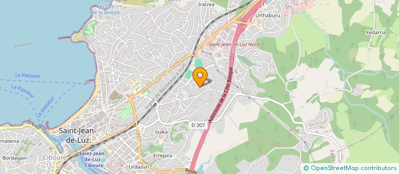 localisation de l'entreprise MADAME CATHERINE BARON à SAINT-JEAN-DE-LUZ