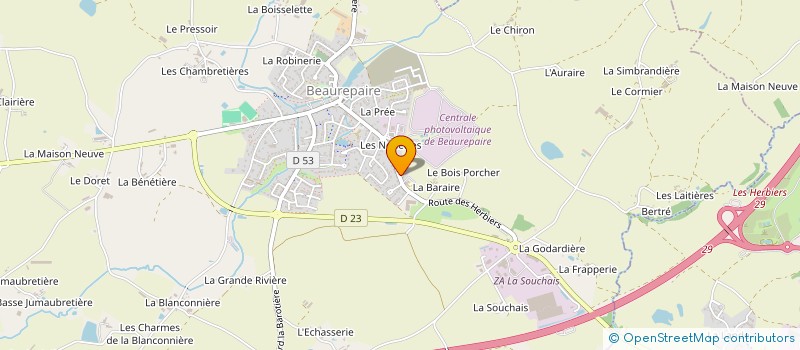 localisation de l'entreprise MADAME CATHERINE BARRACAND à BEAUREPAIRE