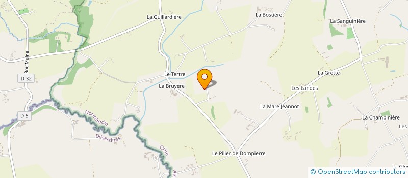 localisation de l'entreprise MADAME CATHERINE BARRACLOUGH à SAINT-FRAIMBAULT