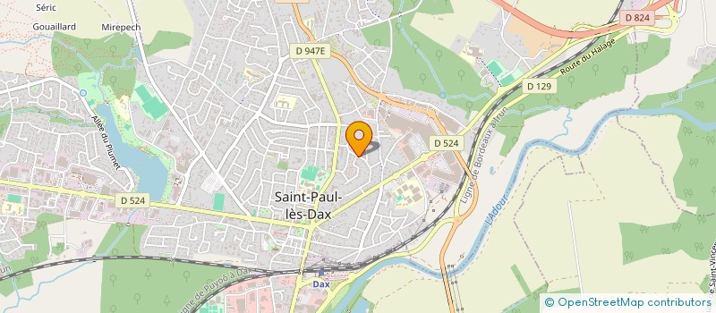 localisation de l'entreprise MADAME CATHERINE BARRAUD à SAINT-PAUL-LES-DAX
