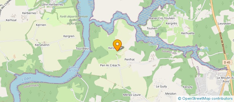 localisation de l'entreprise MADAME CATHERINE BARRE  GOUESNACH