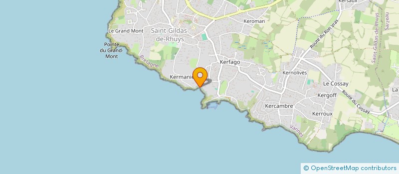 localisation de l'entreprise MADAME CATHERINE BARREAU  SAINT-GILDAS-DE-RHUYS