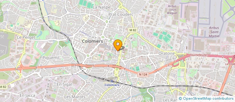 localisation de l'entreprise MADAME CATHERINE BARRERE à COLOMIERS