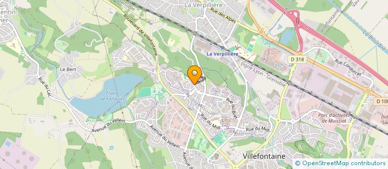 localisation de l'entreprise MADAME CATHERINE BARTHE  VILLEFONTAINE