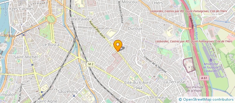 localisation de l'entreprise MADAME CATHERINE BARTHE à TOULOUSE