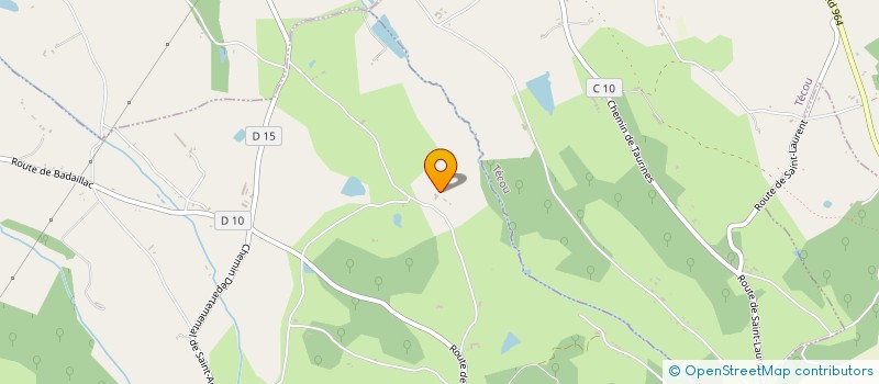 localisation de l'entreprise MADAME CATHERINE BARTHE  PEYROLE