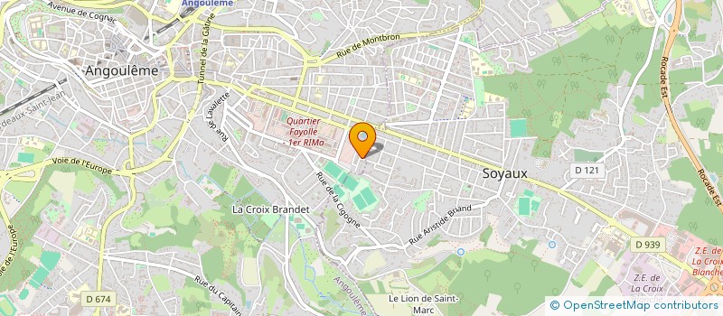 localisation de l'entreprise MADAME CATHERINE BARTHELEMY à ANGOULEME