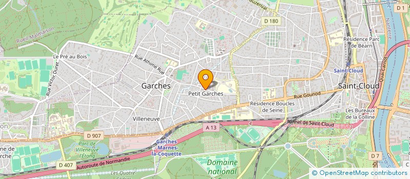 localisation de l'entreprise MADAME CATHERINE BARTOLI à GARCHES