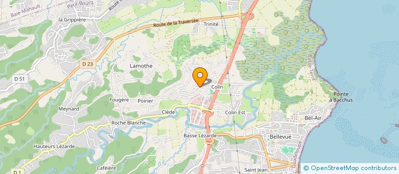 localisation de l'entreprise MADAME CATHERINE BASSIEN-CAPSA  PETIT-BOURG