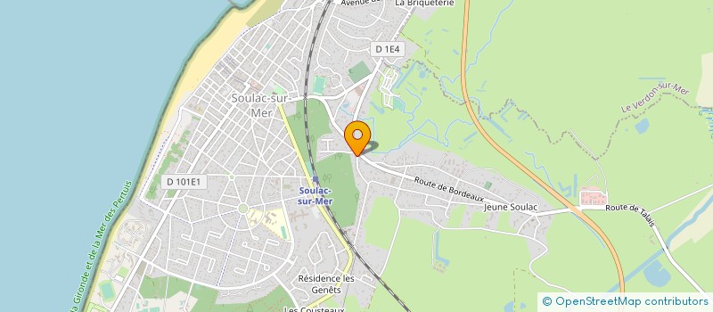 localisation de l'entreprise MADAME CATHERINE BATAILLEY  SOULAC-SUR-MER