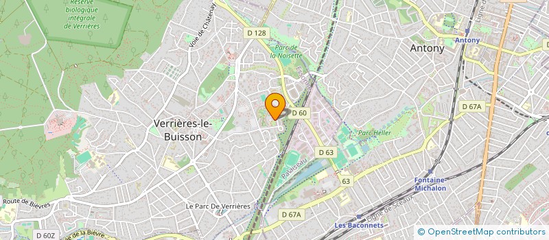 localisation de l'entreprise MADAME CATHERINE BATISTA à VERRIERES-LE-BUISSON