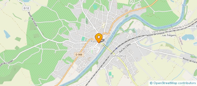localisation de l'entreprise MADAME CATHERINE BATY à RABASTENS