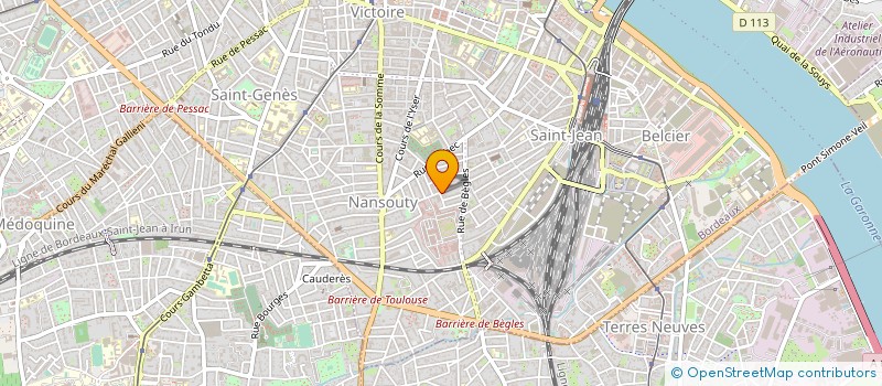 localisation de l'entreprise MADAME CATHERINE BAUBY-TELLIER à BORDEAUX