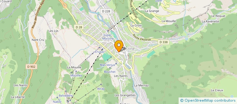 localisation de l'entreprise MADAME CATHERINE BAUD  MORZINE