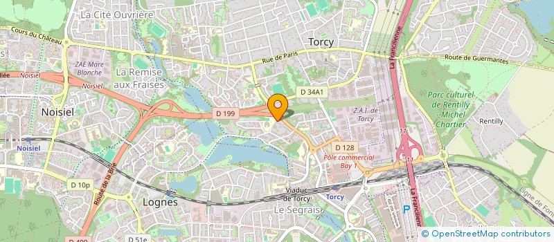 localisation de l'entreprise MADAME CATHERINE BAUDRY  TORCY