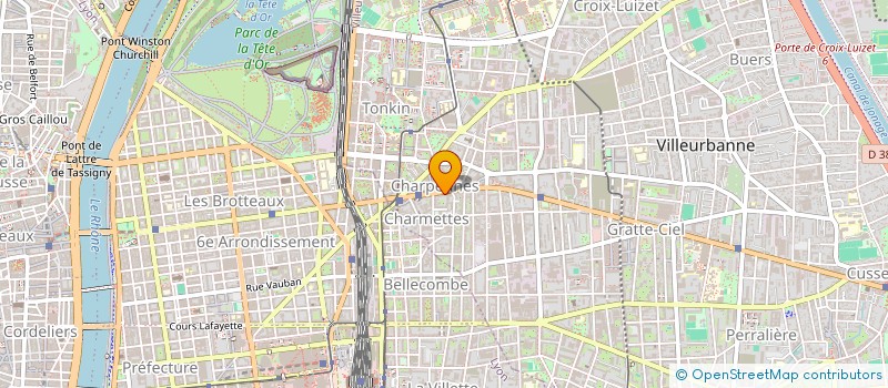 localisation de l'entreprise MADAME CATHERINE BAULMIN  VILLEURBANNE