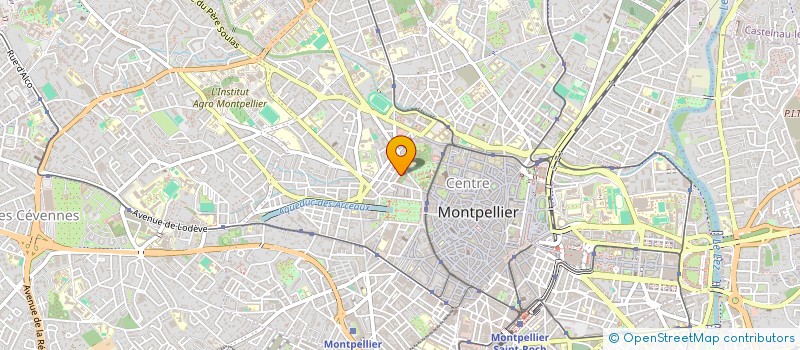 localisation de l'entreprise MADAME CATHERINE BAUR à MONTPELLIER