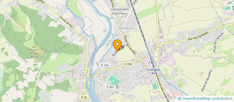 localisation de l'entreprise MADAME CATHERINE BAYLET  MIREPEIX