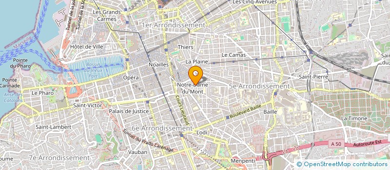 localisation de l'entreprise MADAME CATHERINE BEAUMOND à MARSEILLE