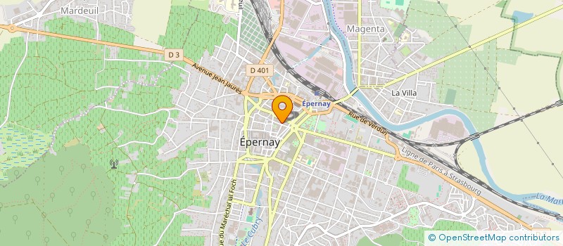 localisation de l'entreprise MADAME CATHERINE BEAURAIN à EPERNAY