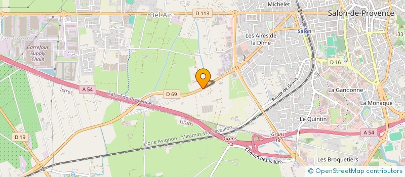 localisation de l'entreprise MADAME CATHERINE BECCARI  SALON-DE-PROVENCE