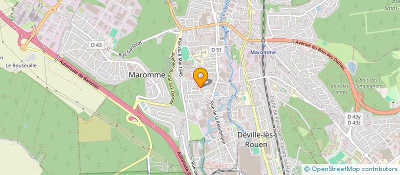 localisation de l'entreprise MADAME CATHERINE BECHET  MAROMME