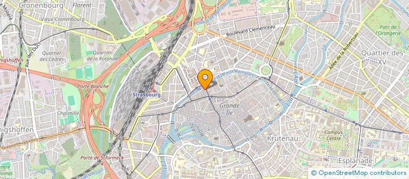 localisation de l'entreprise MADAME CATHERINE BECKER à STRASBOURG