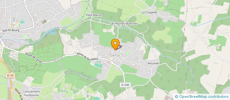 localisation de l'entreprise MADAME CATHERINE BEDECARRAX à CENAC