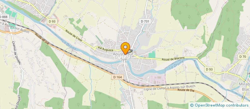 localisation de l'entreprise MADAME CATHERINE BEGOU  MIRABEL-ET-BLACONS