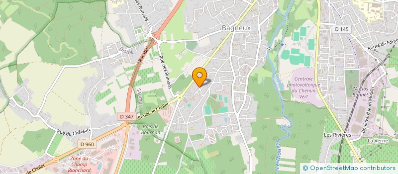 localisation de l'entreprise MADAME CATHERINE BELANGER  SAUMUR