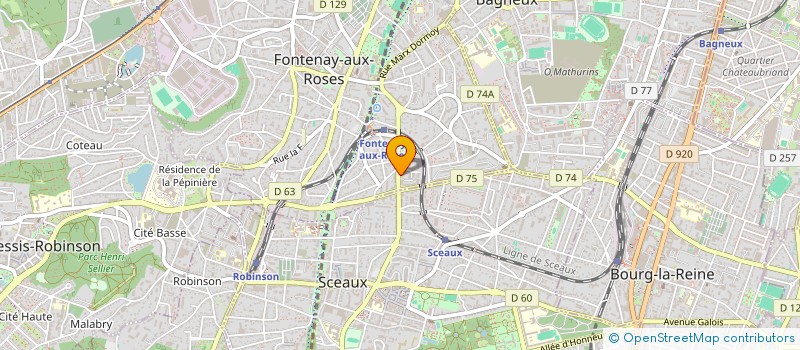 localisation de l'entreprise MADAME CATHERINE BELANGERE à FONTENAY-AUX-ROSES