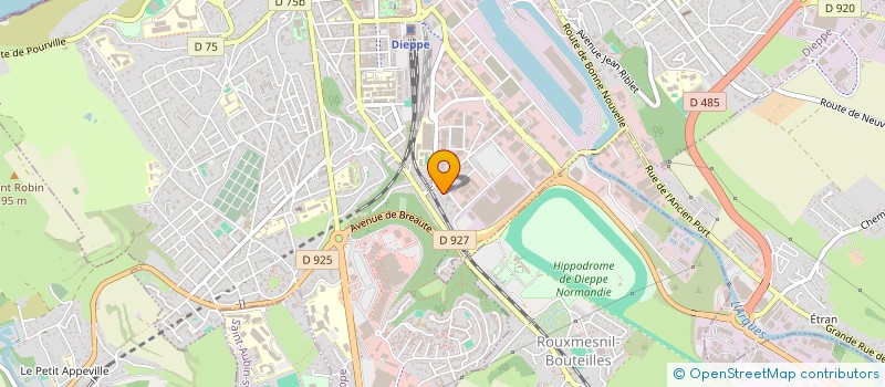 localisation de l'entreprise MADAME CATHERINE BELLAMY  DIEPPE