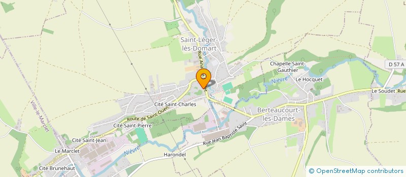 localisation de l'entreprise MADAME CATHERINE BELLANGER à SAINT-LEGER-LES-DOMART