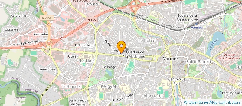 localisation de l'entreprise MADAME CATHERINE BELLEC à VANNES