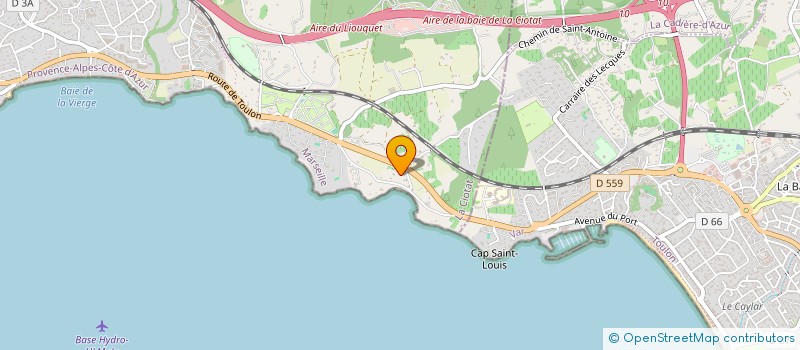 localisation de l'entreprise MADAME CATHERINE BELRIVO à LA CIOTAT