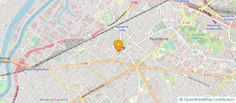 localisation de l'entreprise MADAME CATHERINE BENAMOU à NANTERRE