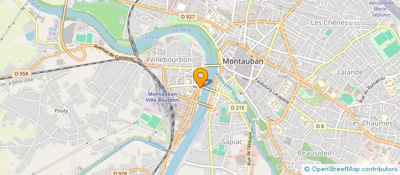 localisation de l'entreprise MADAME CATHERINE BENAZET à MONTAUBAN