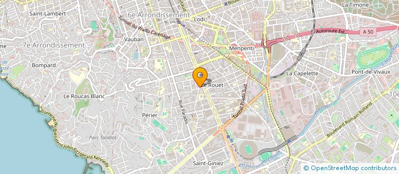 localisation de l'entreprise MADAME CATHERINE BENAZETH  MARSEILLE