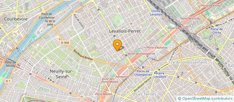localisation de l'entreprise MADAME CATHERINE BENIER-CHAUVIN à LEVALLOIS-PERRET