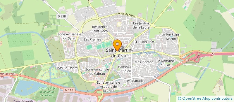 localisation de l'entreprise MADAME CATHERINE BENKEMOUN à SAINT-MARTIN-DE-CRAU