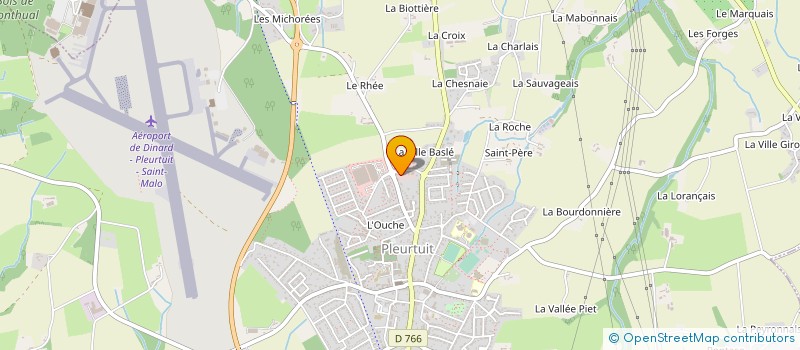 localisation de l'entreprise MADAME CATHERINE BENOIST  PLEURTUIT