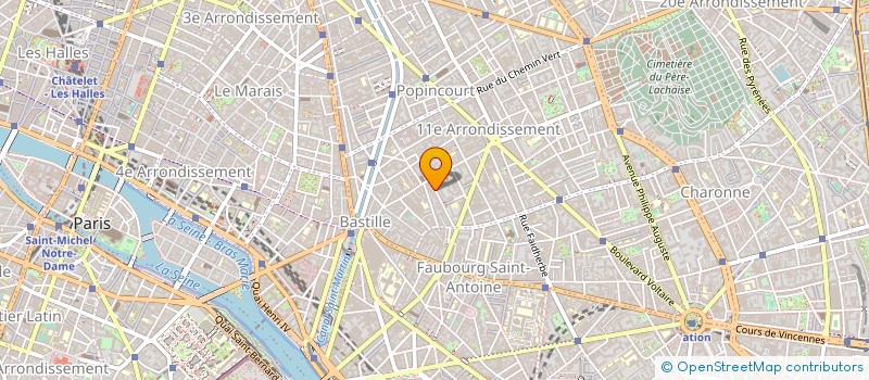 localisation de l'entreprise MADAME CATHERINE BENOIT  PARIS