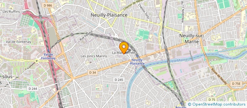localisation de l'entreprise MADAME CATHERINE BENONY à NEUILLY-PLAISANCE