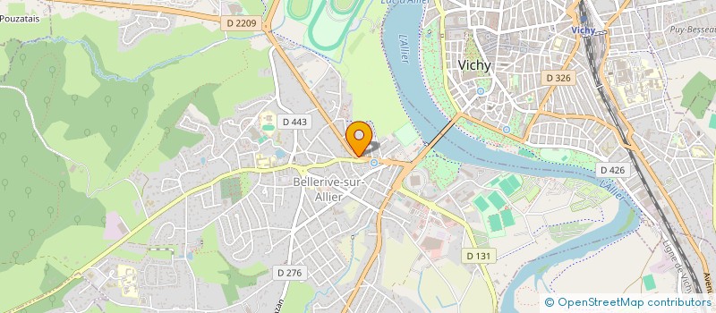 localisation de l'entreprise MADAME CATHERINE BENVENUTI à BELLERIVE-SUR-ALLIER