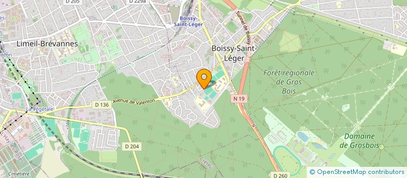 localisation de l'entreprise MADAME CATHERINE BERGANTON  LIMEIL-BREVANNES