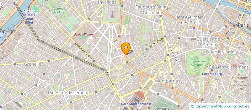 localisation de l'entreprise MADAME CATHERINE BERGERET  PARIS