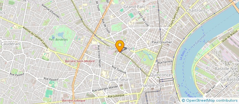 localisation de l'entreprise MADAME CATHERINE BERNADET  BORDEAUX