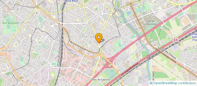 localisation de l'entreprise MADAME CATHERINE BERNARD à MONTPELLIER